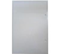Trappe de visite Softline 600x1000mm blanc "The White Edition" serrure batteuse à clé carrée pour pose en cloison ou au plafond