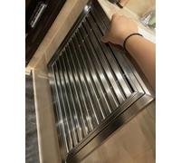 Trappe de Visite Trappe d'Accès à Ressaut Ventilée, Portes de Cuisine Persiennes pour Îlot Barbecue Extérieur, Planche Révision pour Murs Plafonds Combles(400x450mm/16x18in)