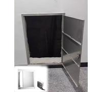 Trappe de Visite Trappe D'accès en Acier Inoxydable avec Ressort oour Cloison Sèche, Panneau D'accès Plomberie pour Cloison Sèche 30x30 35x35 40x40 45x45 cm, Couvercle(120x120mm/4.8x4.8in)