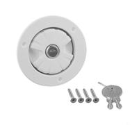 Trappe d'entrée d'eau verrouillable pour une utilisation efficace du réservoir d'eau dans les camping-cars et camping-cars (blanc)