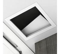 Trappe D'inspection 150 X 150 MM 300 X 300 MM 500 X 500 MM, Porte De Service De Plomberie, Couvercle De Trappe De Révision Métallique, Convient Aux Plafonds Et Aux Plafonds Suspendus(White,35 * 35cm)