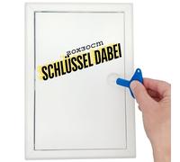 Trappe d'inspection 20 x 30 cm avec fermeture carrée - En tôle d'acier blanche - Fermeture carrée - Trappe de maintenance - Trappe de service - Porte d'inspection de baignoire - 20 x 30 cm