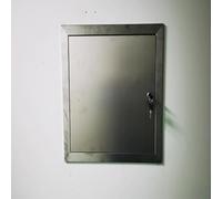 Trappe d'inspection avec serrure - Porte d'accès dissimulée en acier inoxydable pour plafond, mur et sol - Solution d'installation électrique étanche