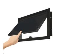 Trappe d'inspection de grenier en métal avec loquet tactile, panneau d'accès mural pour câbles de plomberie cachés, couverture rectangulaire de porte de service de cloison sèche