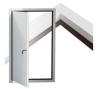 Trappe d'inspection en aluminium de qualité supérieure avec serrure à clé et bande d'étanchéité, idéale pour la plomberie et l'accès au mur, panneau blanc durable de 61 x 119 cm