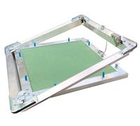 Trappe d'inspection en aluminium Eco, 200 x 200 mm, avec insert de 12,5 mm collé