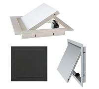 Trappe D'inspection En Métal, Panneau D'accès Magnétique À Ouverture Par Poussée, Multifonction Intégré, Dissimule Facilement Les Trous Disgracieux(White,45x45cm)