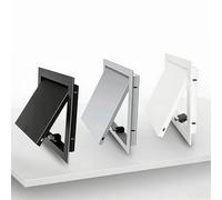 Trappe D'inspection En Métal, Porte D'accès Murale Encastrée, Mécanisme D'ouverture Magnétique Push-pull, Idéale For L'accès À La Plomberie/électricité Dans(Black,40x45cm)