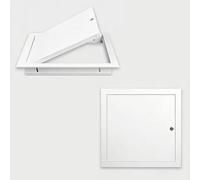 Trappe D'inspection En Métal, Porte D'accès Verrouillable, 7.8x7.8in, 23.6x23.6in, Dissimule Les Ouvertures De Tuyaux Disgracieuses, For Murs/plafonds/sols(200x200mm/7.8x7.8in)