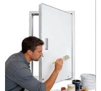 Trappe d'inspection Panneau D'accès Porte Plomberie Pouvant Être Peint, Plaque Recouvrement Trou Mural Personnalisable Cloison Sèche, Portes D'entretien D'équipement Dissimulées(70x70cm/28x28in)