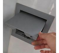 Trappe d'inspection personnalisable pour systèmes de ventilation, électriques et conduits, panneau d'accès caché avec mécanisme push-to-open, cache trou mural en métal