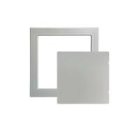 Trappe d'inspection polyvalente en plastique ABS, panneau d'accès mural auto-adhésif en ABS for douche, plusieurs tailles multicolores(Grey,150x150mm/5.9x5.9in)