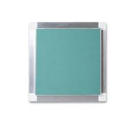 Trappe d'inspection pour plaques de plâtre DORIKA PLAQUE 15 mm - 1 pc - 50 x 90 cm CADRE ALUMINIUM NATUREL REVETÉ - NAMCP04100QBDU - JOINT ET PORTE EN PLAQUÉ