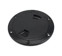 Trappe d'inspection ronde noire 4 pouces ABS antidérapante(8IN)