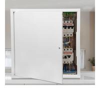 Trappe d'inspection Trappe D'inspection De Plomberie En Aluminium, Panneau D'accès Universel Métal Affleurant Avec Serrure Pour Câbles Réseau Intérieurs, Cache-trou Encastré Mur(24x30in/610x762mm)