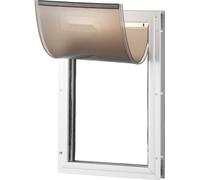 Trappe pour animaux domestiques - Trappe pour chats & chiens - Système de trappe magnétique - Aluminium - XL pour animaux domestiques - Accès pour animaux domestiques