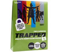 Trapped Escape Room Game Carnival, Escape Room in a Box. Family Games.