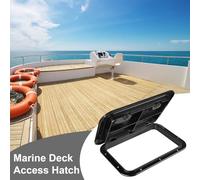 Trappes de Bateau - Trappe de Pont Rectangulaire pour Bateau,Protection Étanche Antidérapante pour Accès - Yacht, Camping-Car, Canot et Kayak