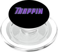 Trappin Équipement de Musique pour Trap Beat Rappers Violet PopSockets PopGrip pour MagSafe