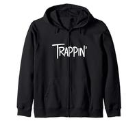 Trappin Gangsta Rapper Trap Lord Trap House Music Trapping Sweat à Capuche