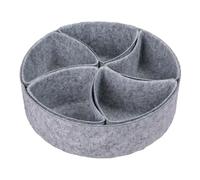 Traque de bacs d'organisateurs en feutre, diviseur de tiroir organisateur de bureau, stockage de tiroir de vanité Catchall pour gadgets de bureau, bijoux, maquillage, commode, comptoir, maison, chambr