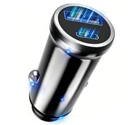 Traqueur GPS et chargeur de voiture, traceur GPS pour véhicules, localisateur GPS pour localisation cachée antivol et stationnement en temps réel, pas de frais mensuels, pas de carte SIM, uniquement