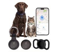 Traqueur GPS intelligent pour chiens, avec emplacement en temps réel, pour Android et iPhone, sans frais mensuels et sans carte SIM, avec support, étanche IP68, utilisation en intérieur et en