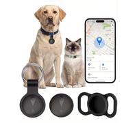 Traqueur GPS intelligent pour chiens, avec emplacement en temps réel, pour Android et iPhone, sans frais mensuels et sans carte SIM, avec support, étanche IP68, utilisation en intérieur et en