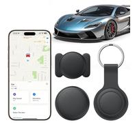 Traqueur GPS pour véhicules compatibles avec iOS et Android, sans abonnement, localisateur magnétique caché de voiture, traqueur GPS de voiture sans frais mensuels, couverture mondiale du suivi de