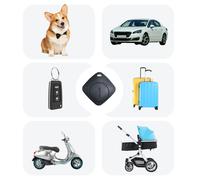 Traqueur GPS Smart AirTag pour iPhone Apple Find My, Couleur: Black