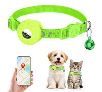 Traqueur pour chien et chat sans ABO avec iOS et Android avec réfléchissant | Collier Réglable Étanche avec Grelot pour Chat, Chien et Petits Animaux