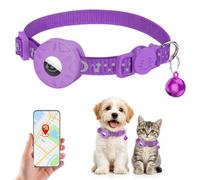 Traqueur pour chien et chat sans ABO avec iOS et Android avec réfléchissant | Collier Réglable Étanche avec Grelot pour Chat, Chien et Petits Animaux