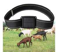 Traqueurs d'animaux GPS 4G pour bétail - Détecteur de lumière LED, collier durable, design anti-coupure, idéal pour le pâturage en montagne et la gestion du bétail