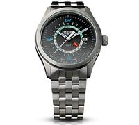 Traser Montre à Quartz analogique pour Homme avec Bracelet en Acier Inoxydable 107232, argenté, Bracelet