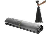 Trash Bags - Heavy Duty Bin Bags Refuse Sacks Extra Strong Black 120L Liners, Strong & Secure, Reuseable, Bin Liners, Flat Top, Recycled, Sustainable Refuse Sack For Home, Office & Kitchen