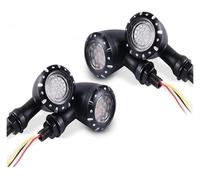 TRASH BIN clignotants lumières moto 12 V 10 Mm Moto Clignotant Témoin Feu Signal Feux Indicateurs(2 PCs-black)