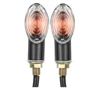 TRASH BIN clignotants lumières moto Moto Clignotant Témoin Lampe Feux Orange Ampoule(Transparent)