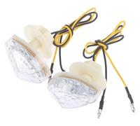 TRASH BIN clignotants lumières moto Pour CBR 600RR Pour CBR1000RR 2004-2007 Moto Indicateur Feux Clignotants Indicateurs Signal Virage(Transparent)