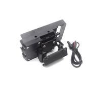 TRASH BIN Fixation Navigation Moto Support Navigation USB Moto Plaque GPS Téléphone Portable pour BMW pour R 1200 GS pour R1200GS pour Adventure 2005 - 2017(Black2)