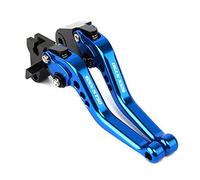 TRASH BIN Frein Embrayage Leviers pour Suzuki GSX-S750 pour Gsxs750 pour GSXS 750 pour Toute L'année Moto CNC Aluminium Court Réglable Leviers d'embrayage De Frein Guidon(Bleu)
