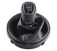 TRASH BIN Pommeau Levier De Vitesse Pour Skoda Pour Fabia 2 II MK2 Pour Combi Scout 2007-2014 Pommeau Levier Vitesse Manuel Poignée Soufflet Protection(6 Speed Set)