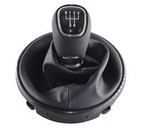 TRASH BIN Pommeau Levier De Vitesse Pour Skoda Pour Fabia 2 II MK2 Pour Combi Scout 2007-2014 Pommeau Levier Vitesse Manuel Poignée Soufflet Protection(5 Speed Set)