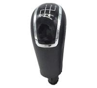 TRASH BIN Pommeau Levier De Vitesse Pour Skoda Pour Octavia A5 A6 Pommeau Levier Vitesse Poignée Stylo Soufflet Housse Protection Coffre 2004-2012(5 Speed Black Knob)