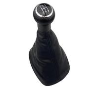 TRASH BIN Pommeau Levier De Vitesse Pour VW Pour Passat B5 5 6 Vitesses Cuir PU Avec Poignée Bois Pêche Pommeau Levier Vitesse Soufflet Protection Étui