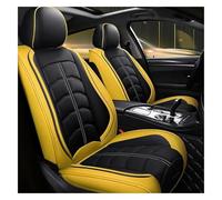 TRASH BIN pour Fusion pour Fiesta pour Mk7 pour Mondeo pour Kuga pour Edge Housse Coussin Siège Voiture Cuir Auto Housse Siège(Yellow)