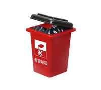 Trash Can Design Water Pump - Fun Handheld Water Soaker, Whimsical Garbage Bin Motif, Durable Outdoor Toy with, Leak-Proof Reservoir, Long-Range Shooter for Backyard Beach Party