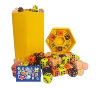 Trash Can Dice, Strategic Interactive Dice Game for Teens, Fun Multi-Player Table Toys for Classroom Team Building Travel Party Beach Outdoor Camping Kids Group Activities 5x5x10cm