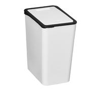 Trash Can - PP, 12.2x10.24x7.09in Waste Panier Press-Top Membre Design | Poubelle de recyclage décorative intelligente, conteneur à ordures moderne pour la maison, la cuisine, la salle de bain, la