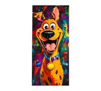 Trash Can Sticker - PVC 82x37cm, Colorful Cartoon Animal Design | Adding Fun To Large Wheeled Garbage Bins | Outdoor Bin Decal | For Yard Garden Utility Room Kitchen Garage Trash Cans