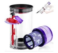 Trash Cans Suitable For，Compatible For V11 V15 SV14 SV15 SV22 Vacuum Cleaner Replaced The Dust Bucket V10 +HEPA Filter.